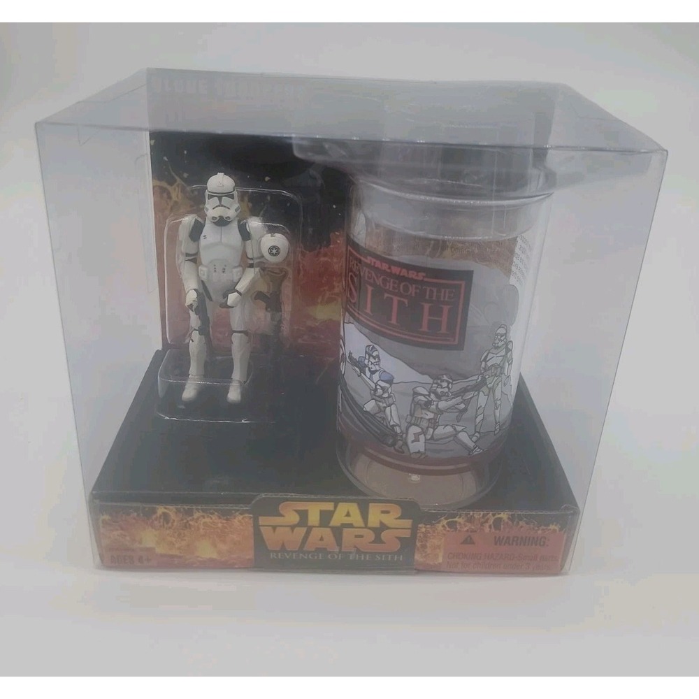 Hasbro Star Wars Clone Trooper With Cup Action Figure Set Target  2005 New!
